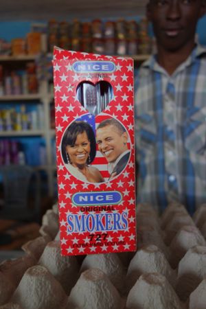 Obamafarvet? Nu som "Nice smokers" tandpasta, det må da være godt.